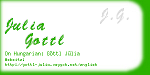 julia gottl business card