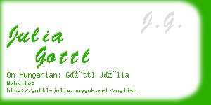 julia gottl business card